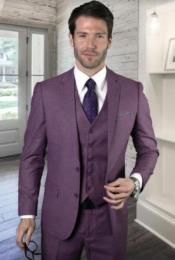  Suit - Purple Groomsmen