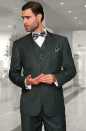  Button Notch Lapel Suit