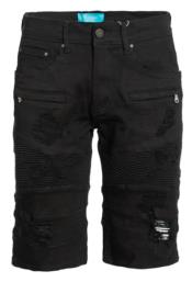  Black Moto Shorts