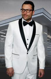  Tuxedo Vested Suit -