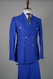  Blue Double Breasted Suit