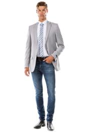  Grey Modern Fit Suits