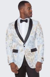  Blue and Gold Tuxedo