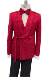  Tuxedo Jacket - Red