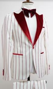  Tuxedo Jacket - Red