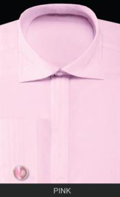 Wedding Shirts For Groom - Groomsmen Dress Pink Shirt