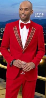 Holiday Blazer - Christmas Sport Coat - Red Blazer
