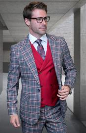  Button Modern Fit Suits