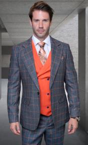  Button Modern Fit Suits
