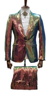  Sequin Suit - Shiny