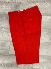  Front Pants Red