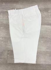  Front Pants White
