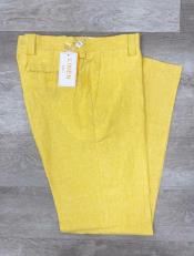  Front Pants Yellow